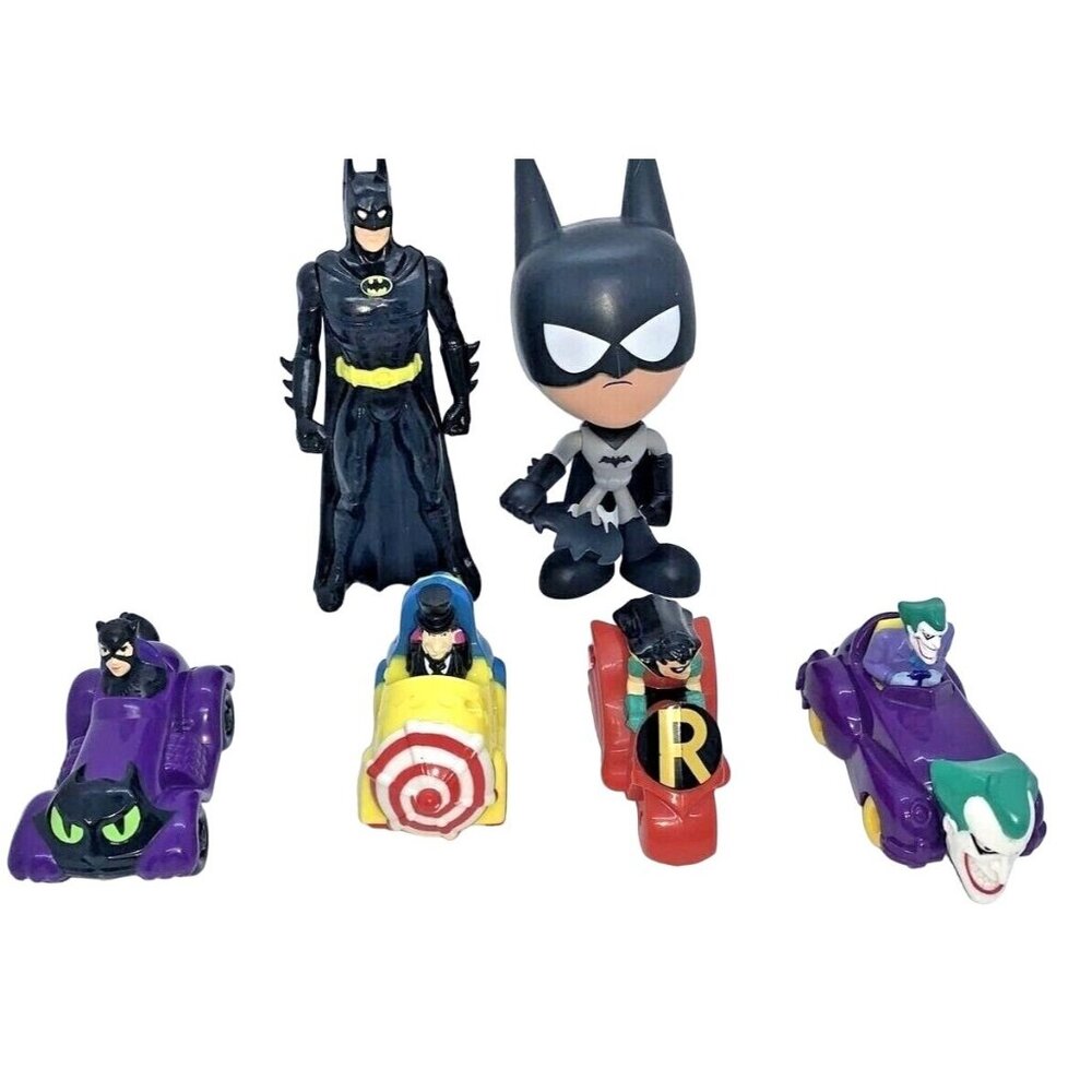 DC Comics Batman Toys McD's Happy Meals & Figurines Vintage 1990s Y2K